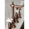 Kingston Brass KS127PXBSAC Heritage Bridge Kitchen Faucet W/ Brass Sprayer, Copper KS127PXBSAC - alternate 5
